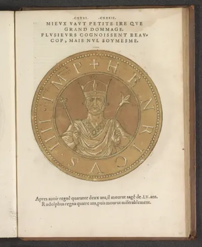 Portret van keizer Hendrik IV