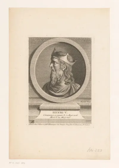 Portret van keizer Hendrik V
