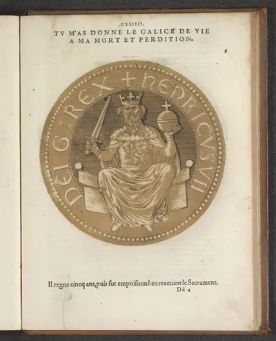 Portret van keizer Hendrik VII