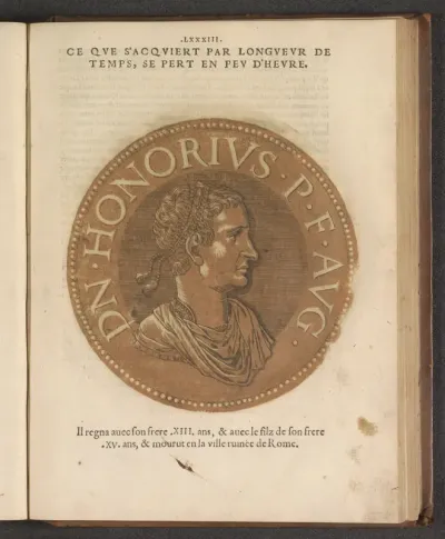 Portret van keizer Honorius
