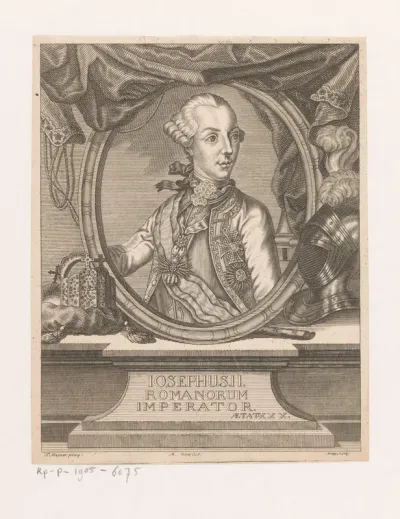 Portret van keizer Jozef II op 30-jarige leeftijd