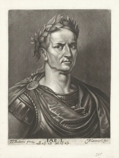 Portret van keizer Julius Caesar