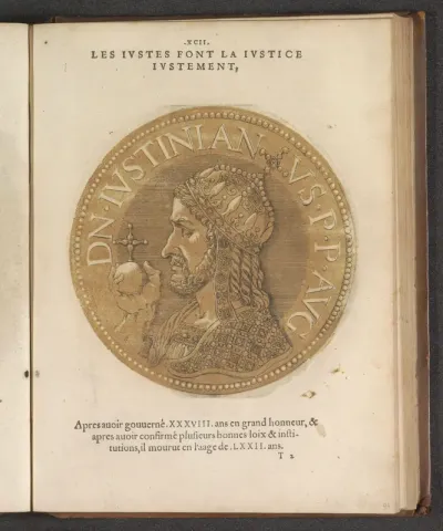 Portret van keizer Justinianus I