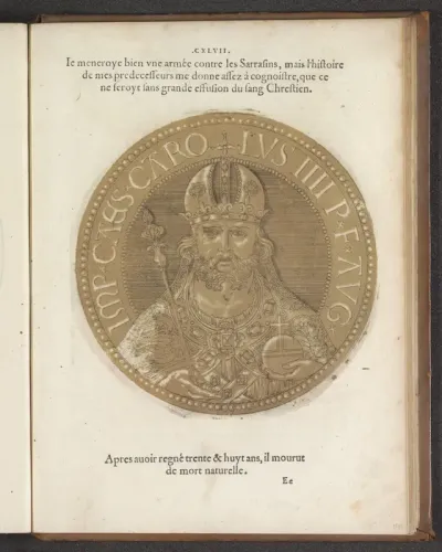 Portret van keizer Karel IV