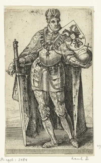 Portret van keizer Karel V
