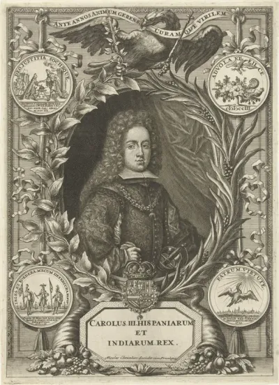 Portret van keizer Karel VI