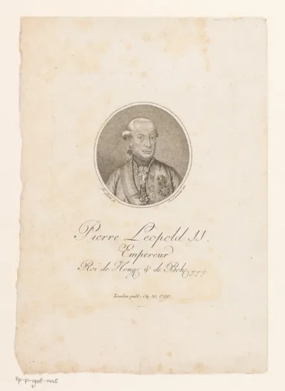 Portret van keizer Leopold II