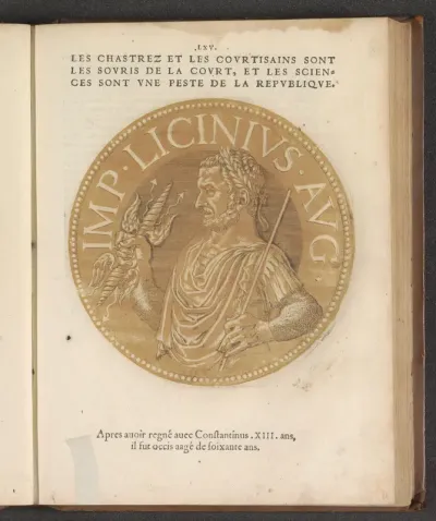 Portret van keizer Licinius