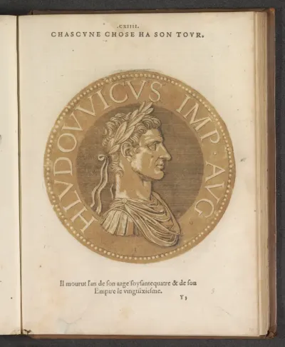 Portret van keizer Lodewijk de Vrome