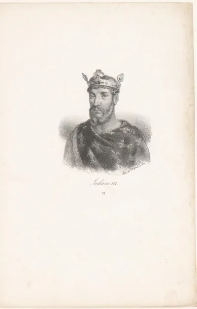 Portret van keizer Lotharius III