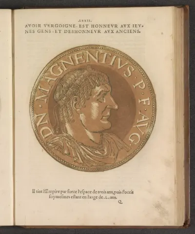 Portret van keizer Magnentius