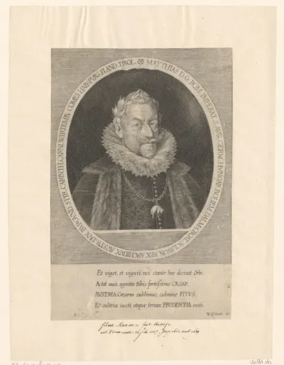 Portret van keizer Matthias
