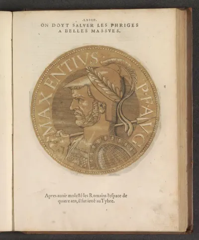 Portret van keizer Maxentius