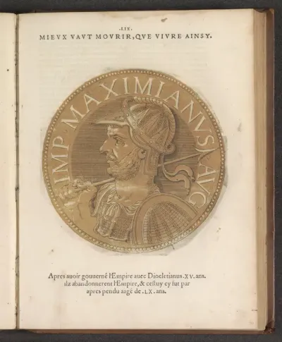 Portret van keizer Maximianus