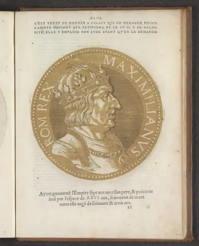 Portret van keizer Maximiliaan I