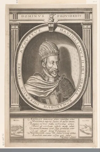 Portret van keizer Maximiliaan II