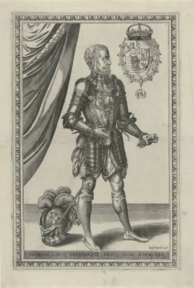 Portret van keizer Maximiliaan II
