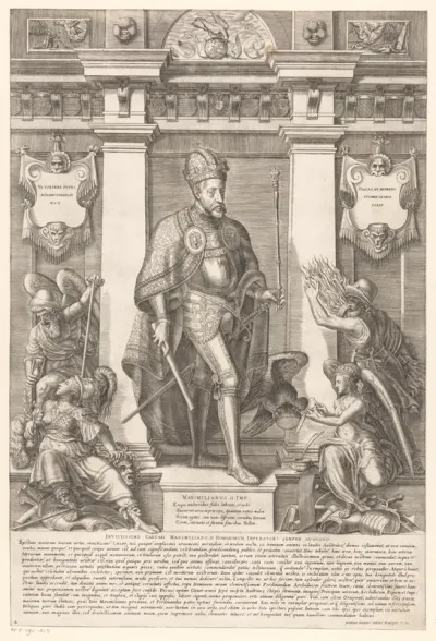 Portret van keizer Maximiliaan II