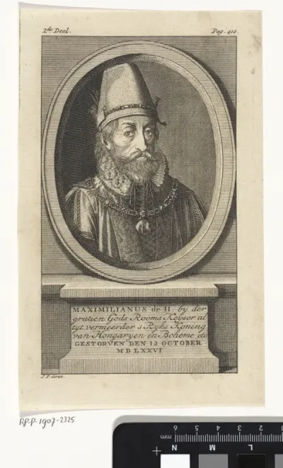 Portret van keizer Maximiliaan II