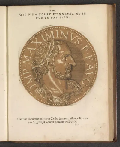 Portret van keizer Maximinus II Daia