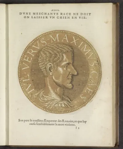 Portret van keizer Maximus