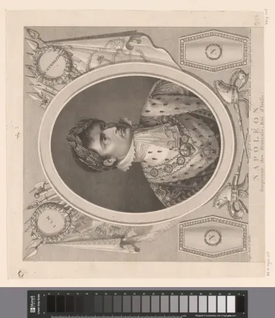 Portret van keizer Napoleon Bonaparte