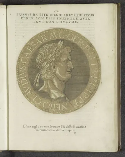 Portret van keizer Nero