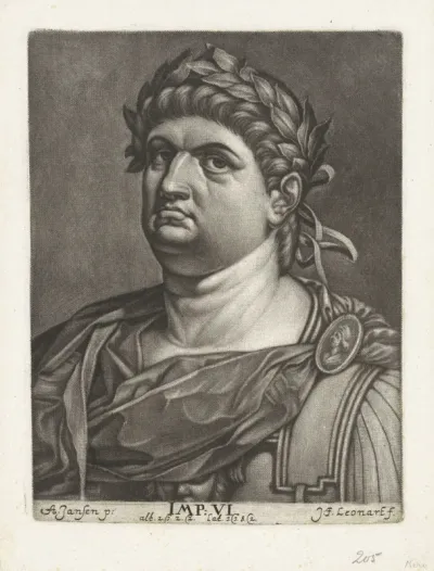 Portret van keizer Nero