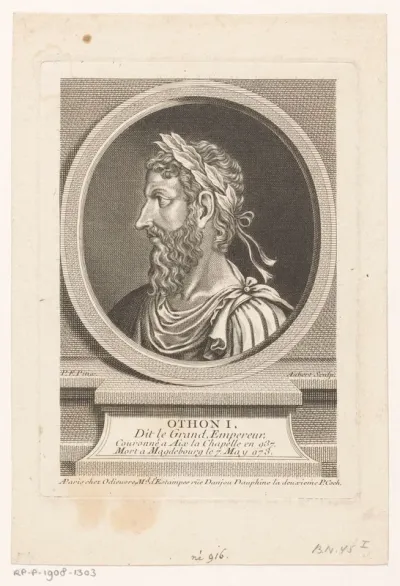 Portret van keizer Otto I