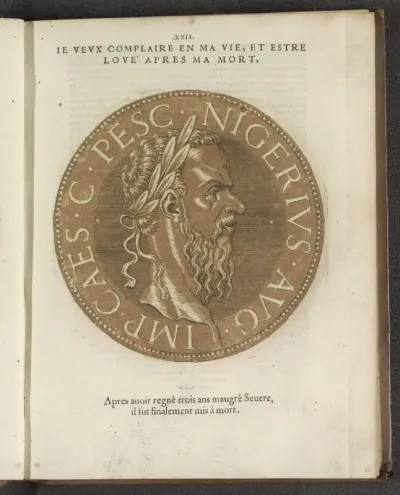 Portret van keizer Pescennius Niger