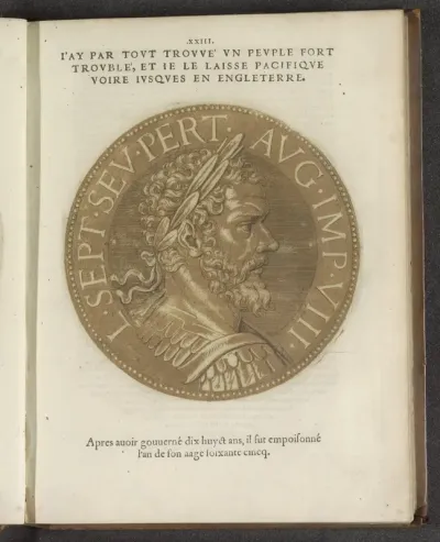 Portret van keizer Septimius Severus