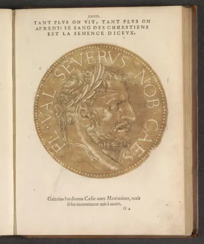Portret van keizer Severus II