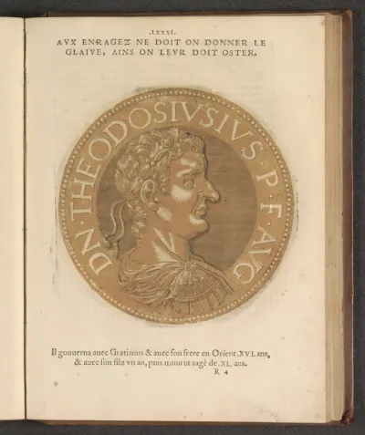 Portret van keizer Theodosius I