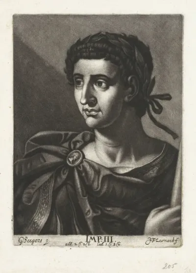 Portret van keizer Tiberius