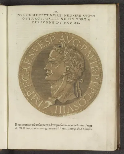 Portret van keizer Titus