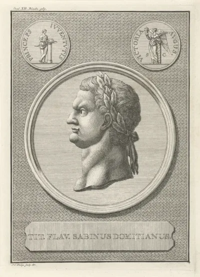 Portret van keizer Titus Flavius Domitianus