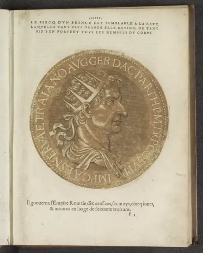 Portret van keizer Trajanus