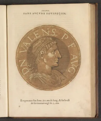 Portret van keizer Valens