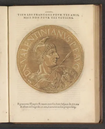 Portret van keizer Valentinianus I