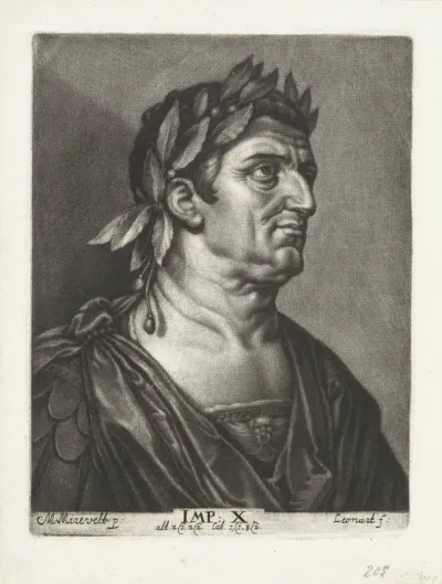 Portret van keizer Vespasianus