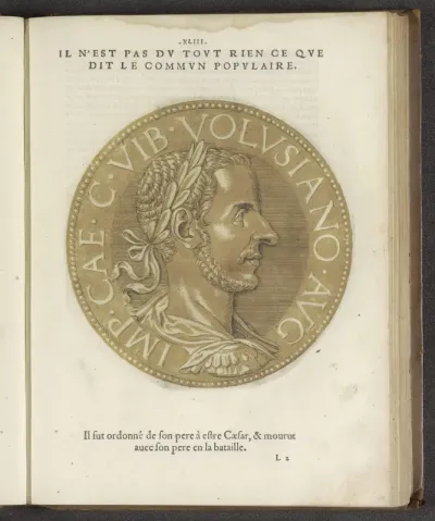 Portret van keizer Volusianus