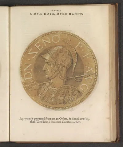Portret van keizer Zeno