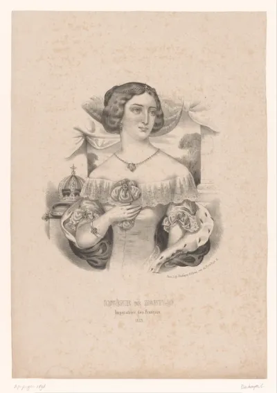 Portret van keizerin Eugénie de Montijo