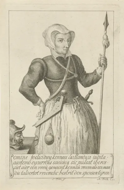 Portret van Kenau Simonsdochter Hasselaar