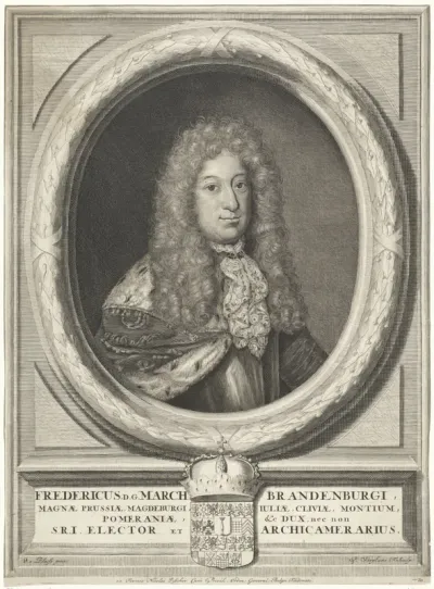 Portret van keurvorst Frederik III van Brandenburg