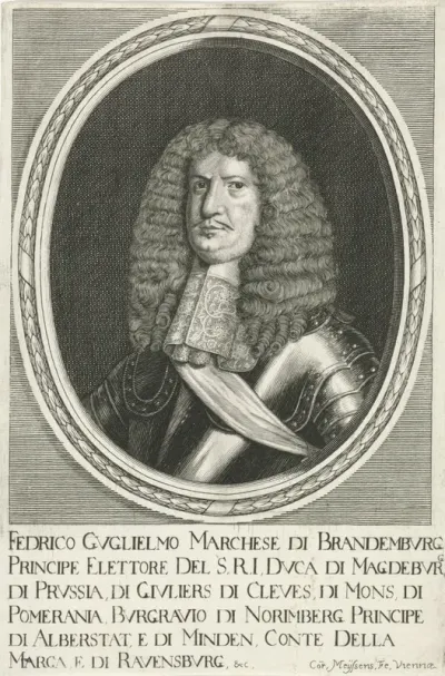 Portret van keurvorst Frederik Willem van Brandenburg
