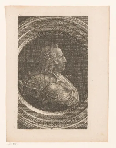 Portret van Kilian Ignaz Dientzenhofer