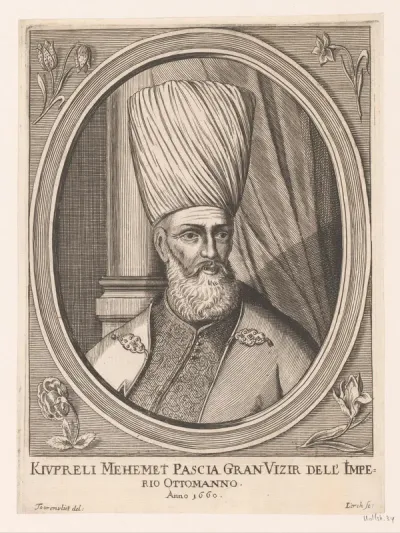Portret van Kinpreli Mehemet Pascia