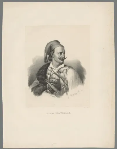 Portret van Kitsos Tzavelas