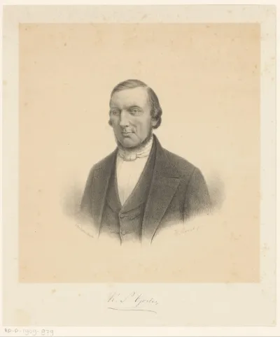 Portret van Klaas Simons Gorter